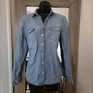 ☆J. Crew Blue Denim Button Up Shirt☆